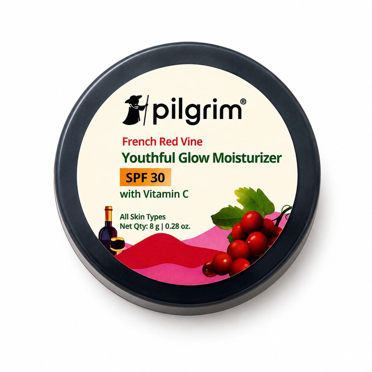 French Red Vine Youth Glow Moisturizer SPF 30 With Vitamin C – thumbnail 4