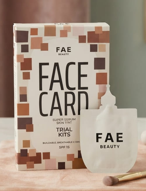 Face Card Super Serum Skin Tint Trial Kits SPF 15 Face Card Super Serum Skin Tint Trial Kits SPF 15