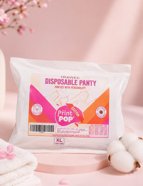 Disposable Print Pop Panty - XL