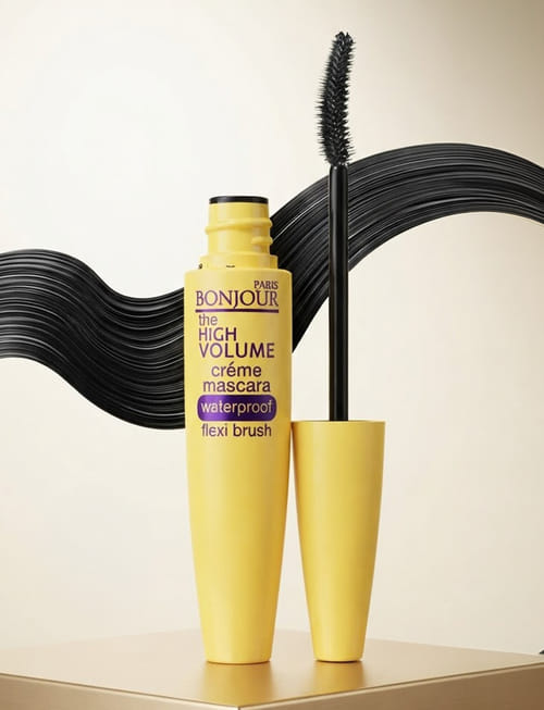 The High Volume Water Proof Creme Mascara - Black