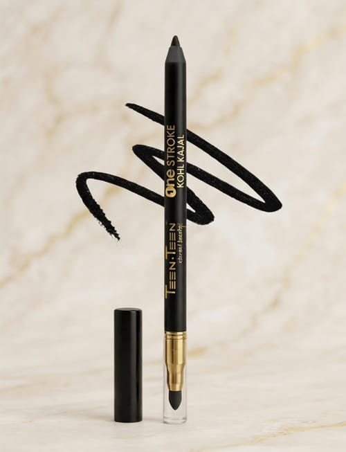 One Stroke Korean Smudge Kohl Kajal - Darkest Black One Stroke Korean Smudge Kohl Kajal - Darkest Black