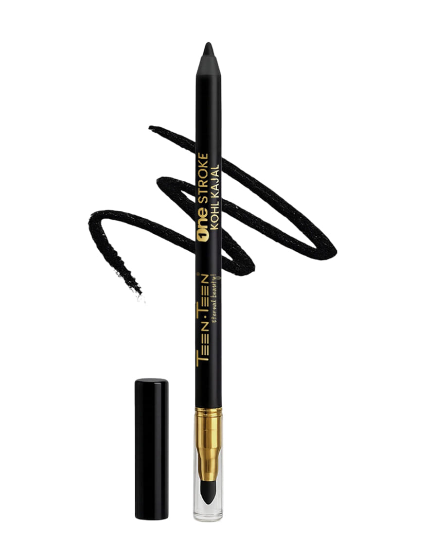 One Stroke Korean Smudge Kohl Kajal - Darkest Black – thumbnail 2