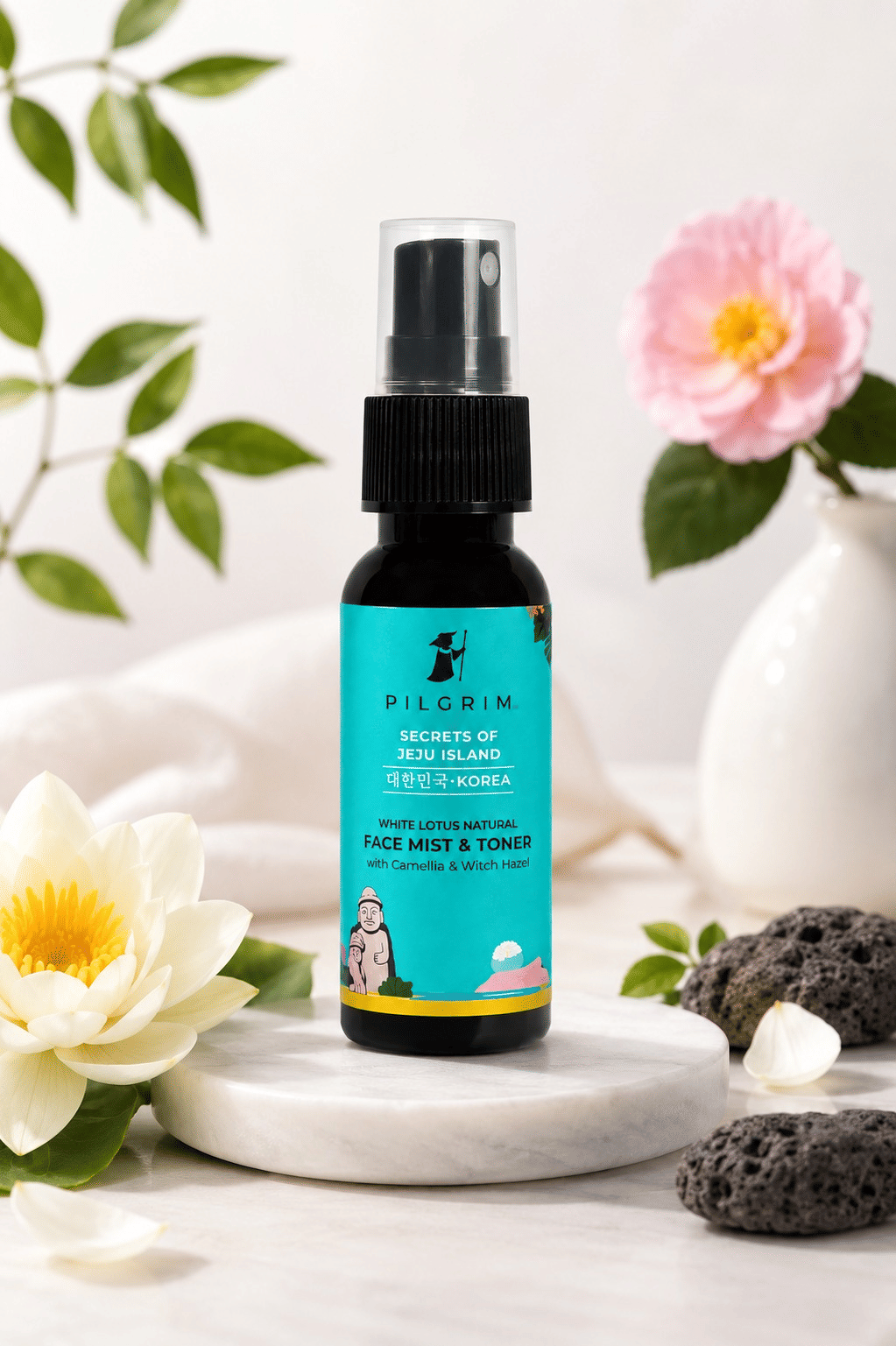 White Lotus Natural Face Mist & Toner With Camellia & Witch Hazel