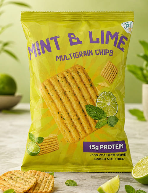 Mint And Lime Multigrain Chips 