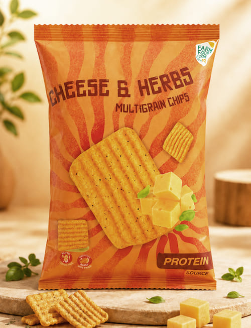 Cheese And Herbs Multigrain Chips