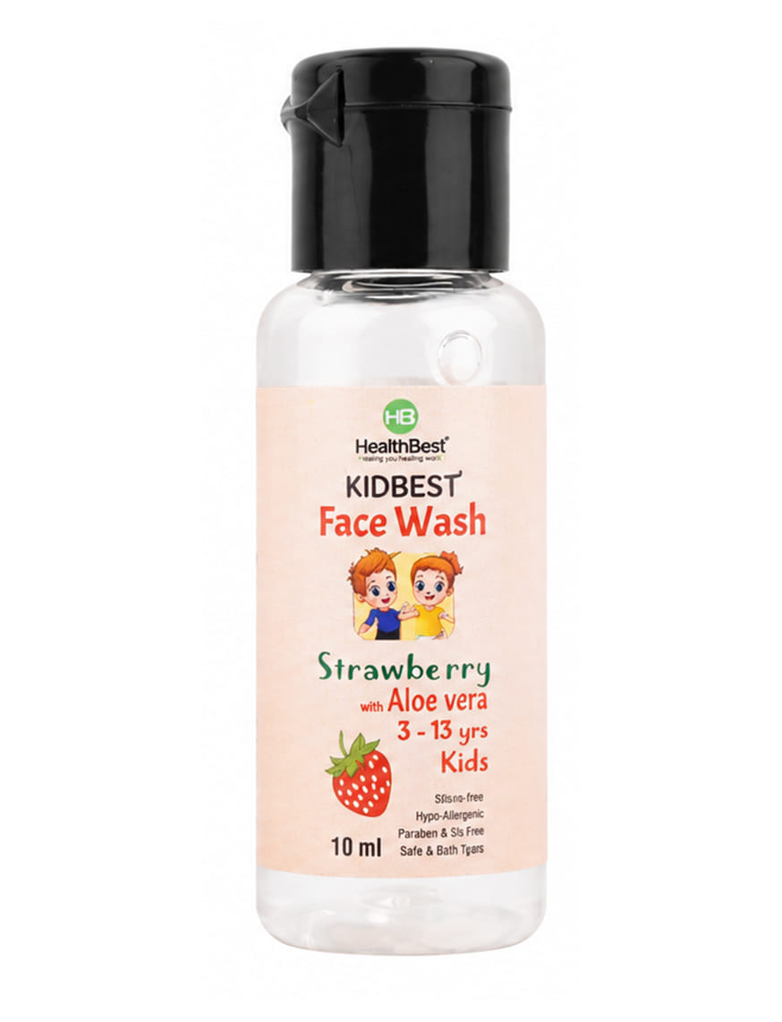 Strawberry Face Wash With Aloe Vera For 3-13 Years Kids – thumbnail 2
