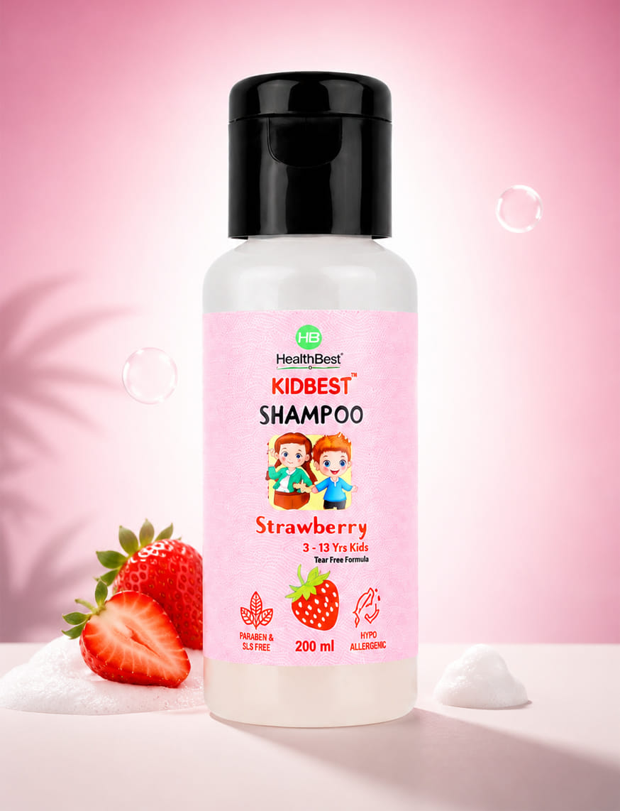 Strawberry Shampoo For 3-13 Years Kids