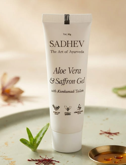 Aloe Vera And Saffron Gel