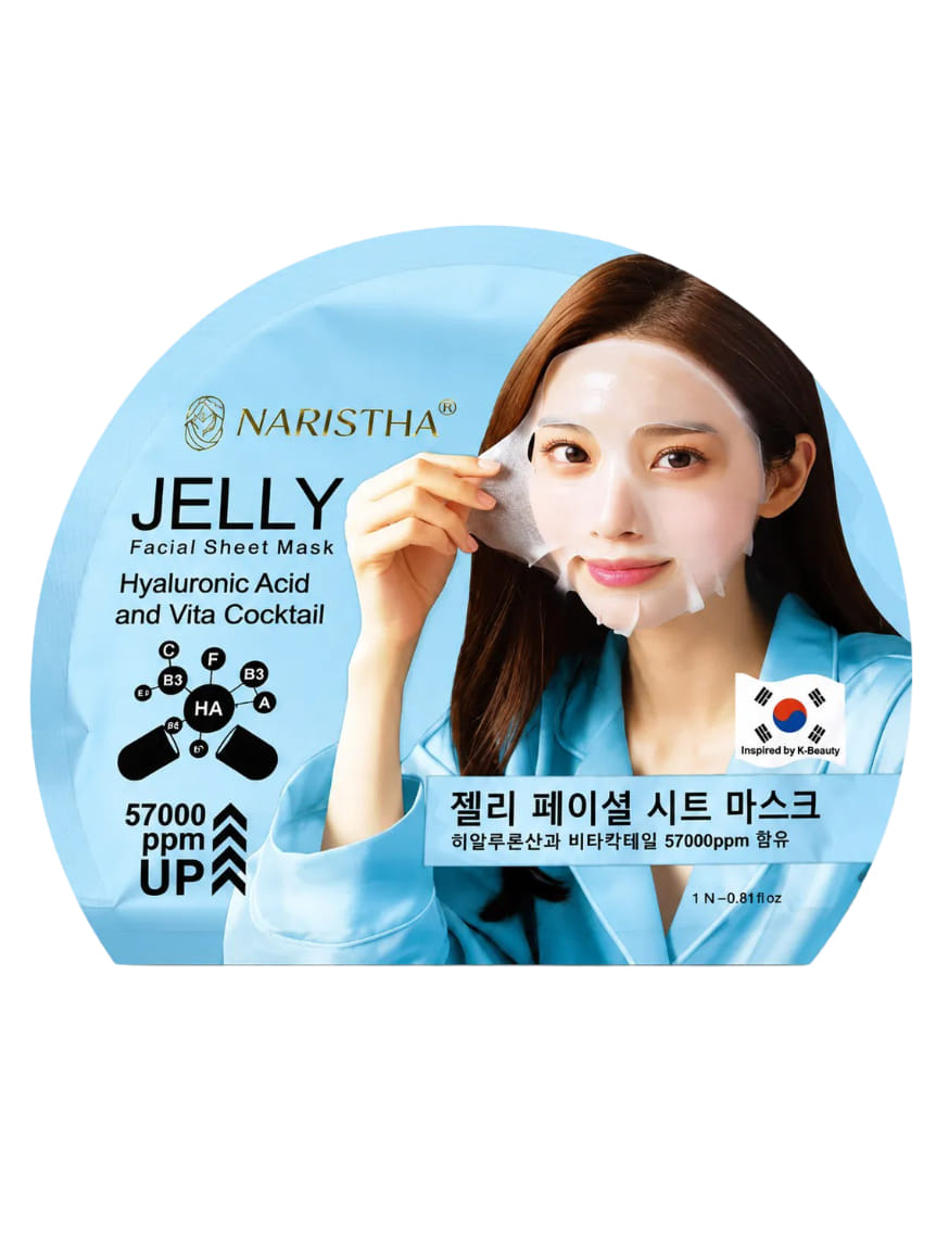 Jelly Facial Sheet Mask With Hyaluronic Acid And Vita Cocktail – thumbnail 2