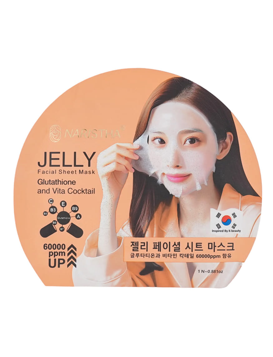 Jelly Facial Sheet Mask With Glutathione And Vita Cocktail – thumbnail 2
