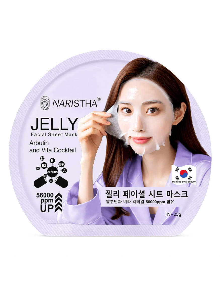 Jelly Facial Sheet Mask With Arbutin And Vita Cocktail – thumbnail 2