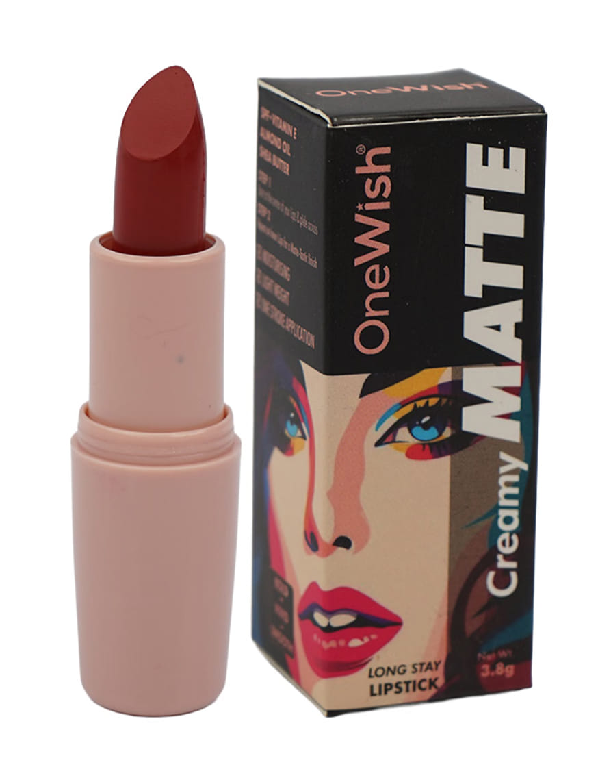 Creamy Matte Lipstick – 20 Lowkey Red – thumbnail 2
