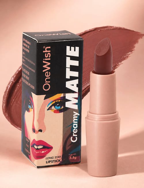 Creamy Matte Lipstick – 06 Latte Love