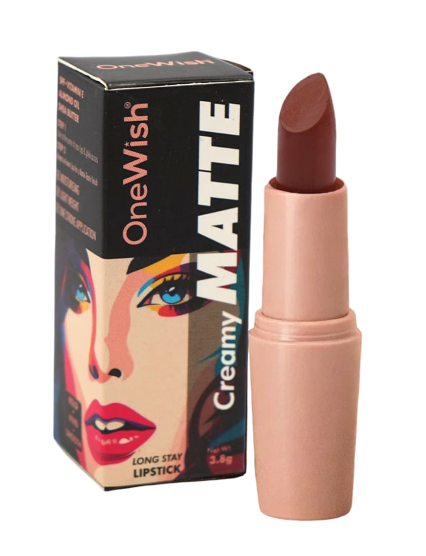 Creamy Matte Lipstick – 06 Latte Love – thumbnail 2