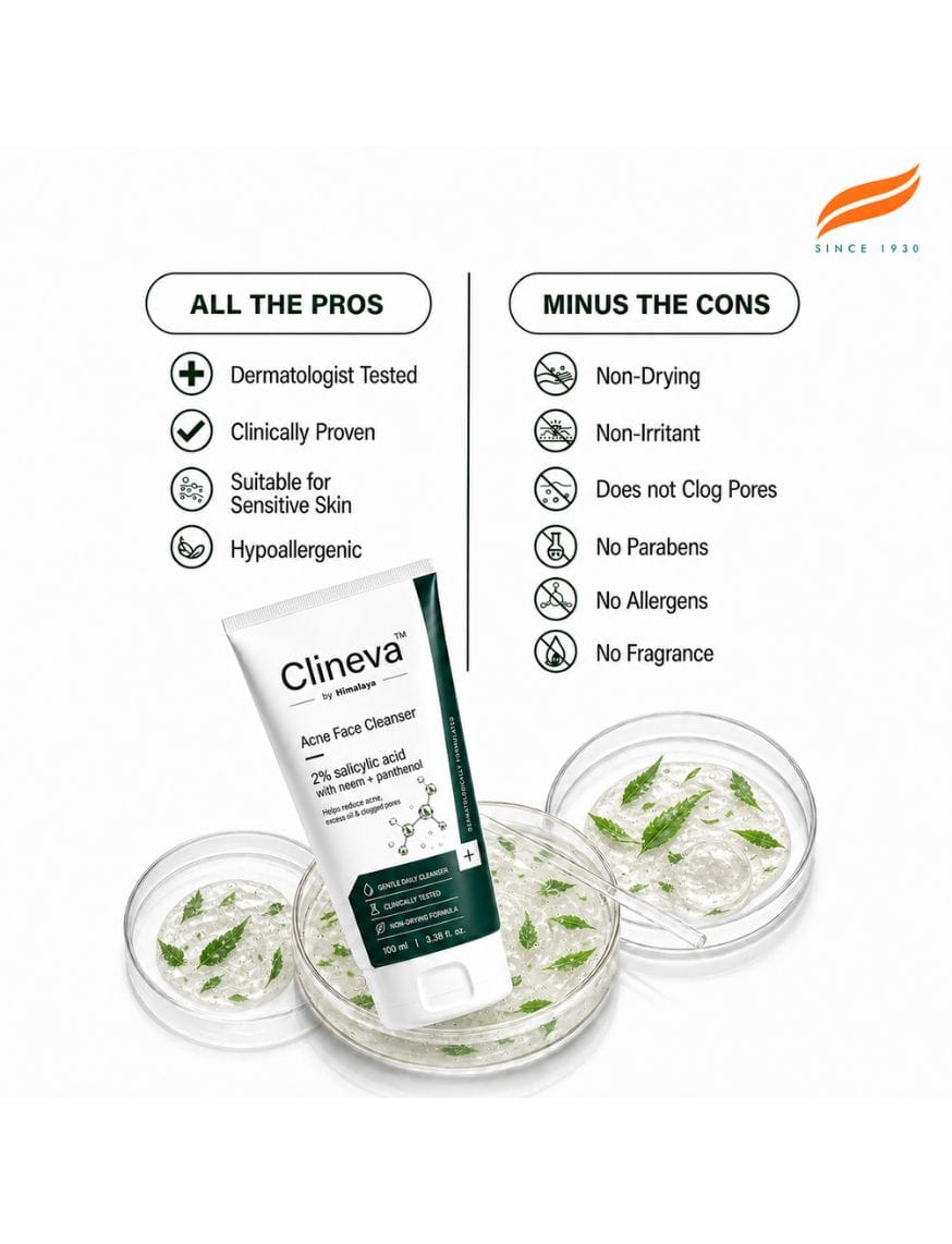 Clineva Acne Clear Face Wash With Neem – thumbnail 6