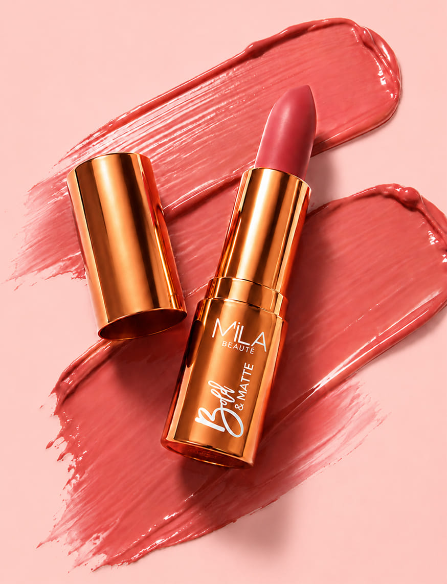 Bold & Matte Lipstick - Scarlet Seduction 02
