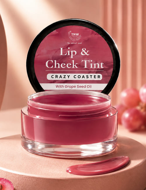 Lip Cheek Tint Crazy Coaster With Grape Seed Oil