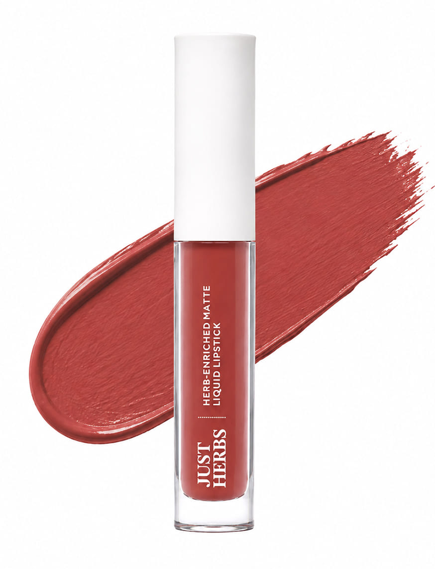 Herb Enriched Matte Liquid Lipstick Dusty Rose – thumbnail 2