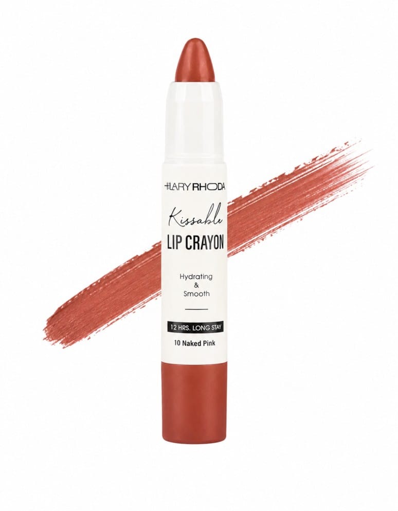 Kissable 12-Hour Long Stay Lip Crayon-10 Naked Pink – thumbnail 2