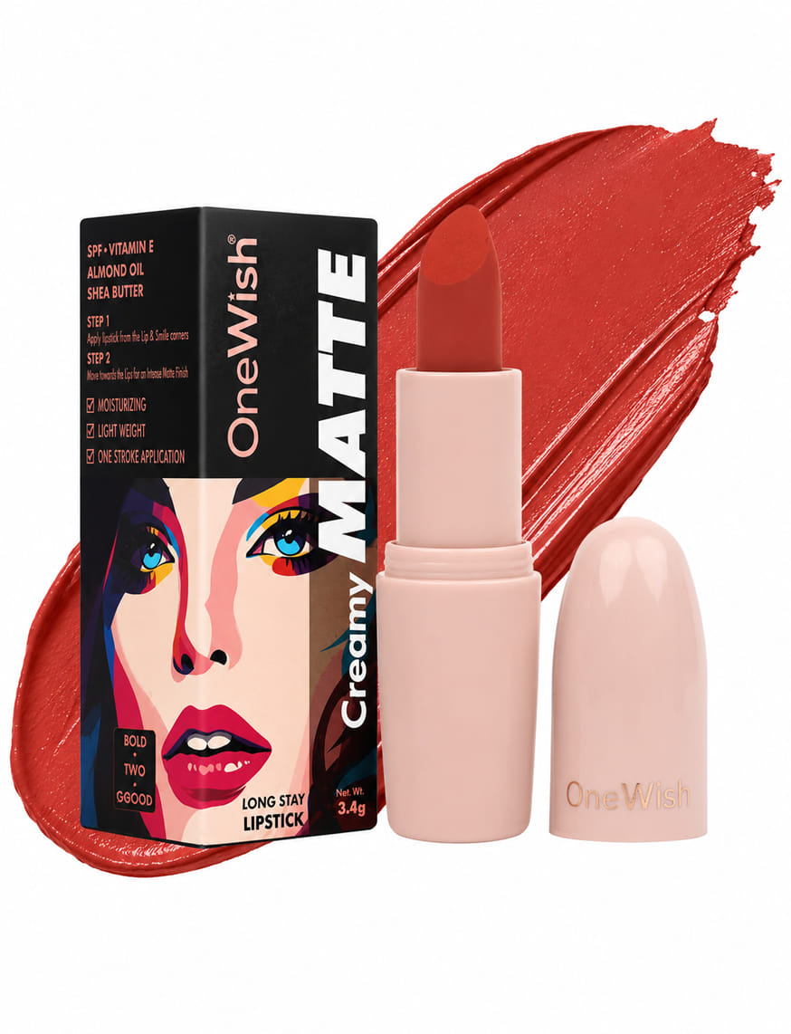 Creamy Matte Lipstick – 24 Rusty Orange – thumbnail 2