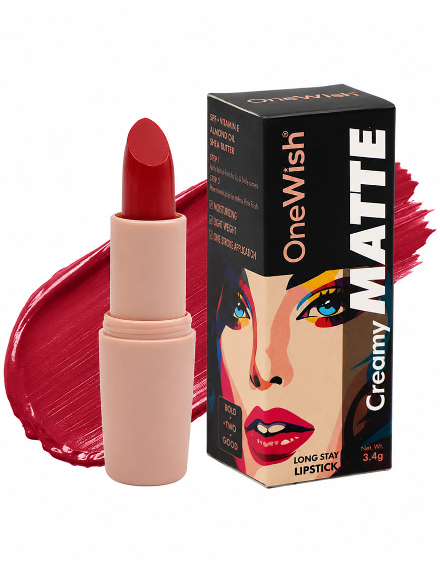 Creamy Matte Lipstick – 28 Not So Basic Red – thumbnail 2