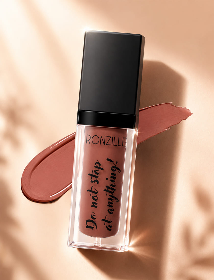 Liquid Mousse Lipstick With Vitamin E And Jojoba Oil - Pink Glan 02