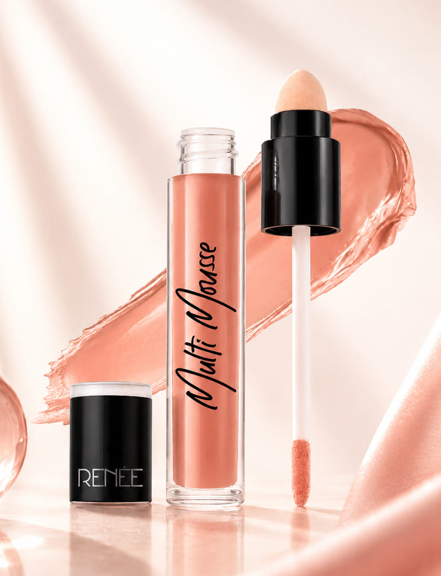 Multi Mousse For Lips, Cheeks & Eyes - MO 01 Peach Parfait
