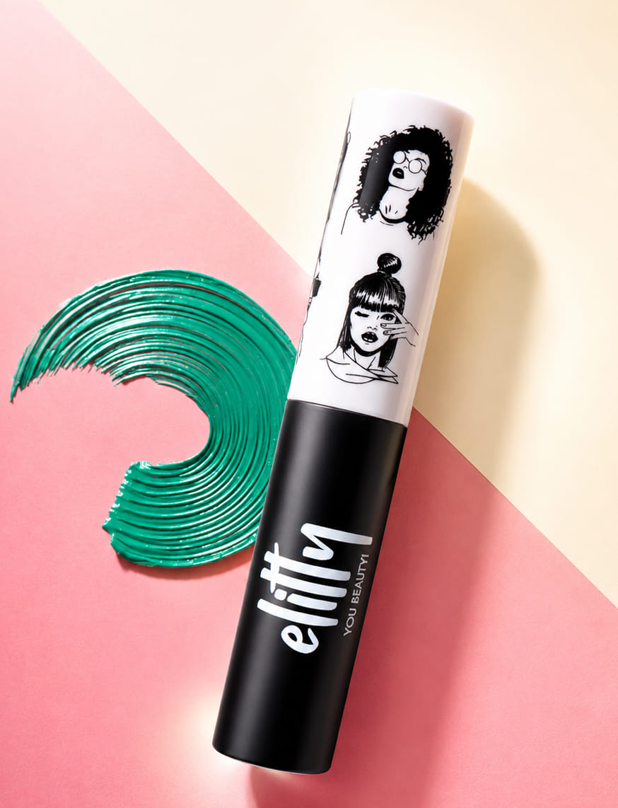 Pop Coloured Mascara Slay Hard (Turquoise)