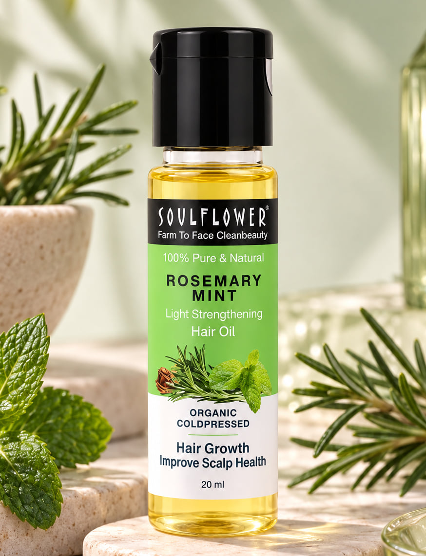 Rosemary Mint Light Hair Strengthening Oil