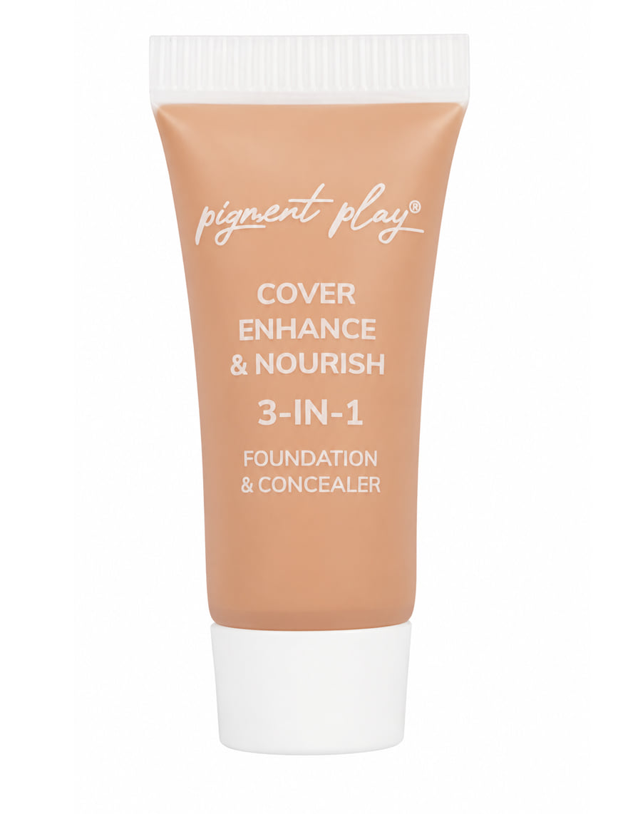 3-In-1 Foundation & Concealer: Cover + Enhance + Nourish - 01 Light Natural – thumbnail 2