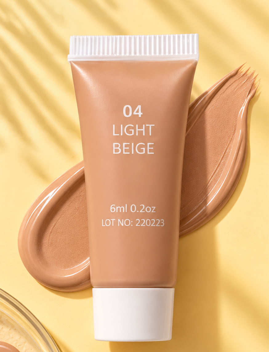 3-In-1 Foundation & Concealer: Cover + Enhance + Nourish - 04 Light Beige