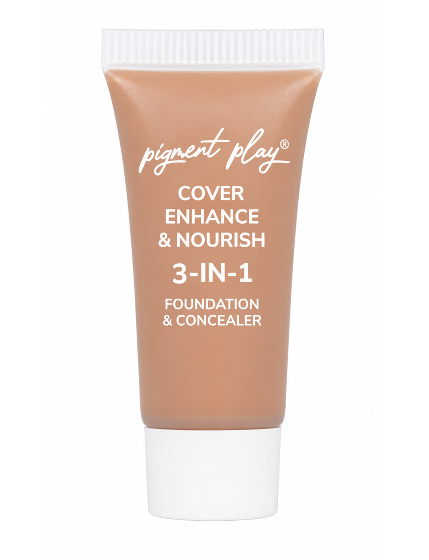 3-In-1 Foundation & Concealer: Cover + Enhance + Nourish - 04 Light Beige – thumbnail 2