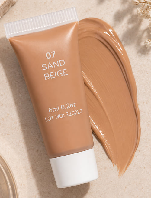3-In-1 Foundation & Concealer: Cover + Enhance + Nourish - 07 Sand Beige 3-In-1 Foundation & Concealer: Cover + Enhance + Nourish - 07 Sand Beige