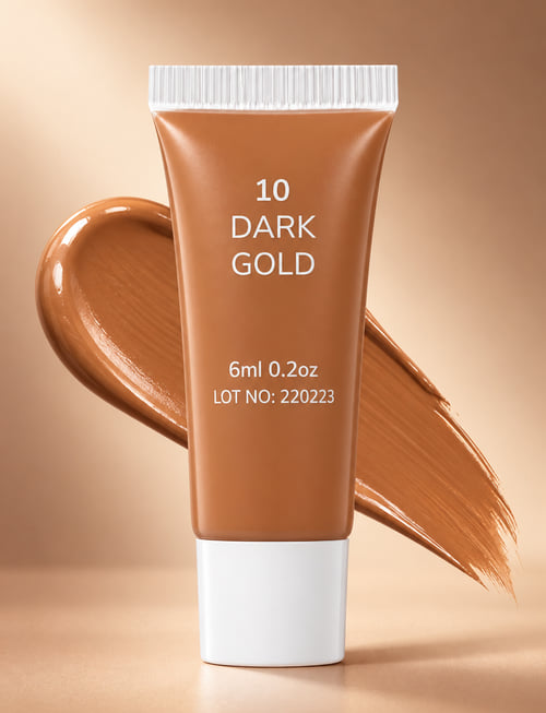 3-In-1 Foundation & Concealer: Cover + Enhance + Nourish - 10 Dark Gold 3-In-1 Foundation & Concealer: Cover + Enhance + Nourish - 10 Dark Gold