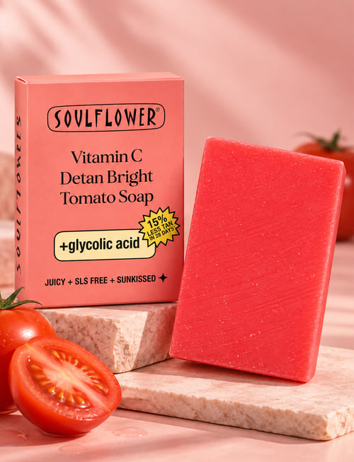 Vitamin C Detan Bright Tomato Soap Vitamin C Detan Bright Tomato Soap