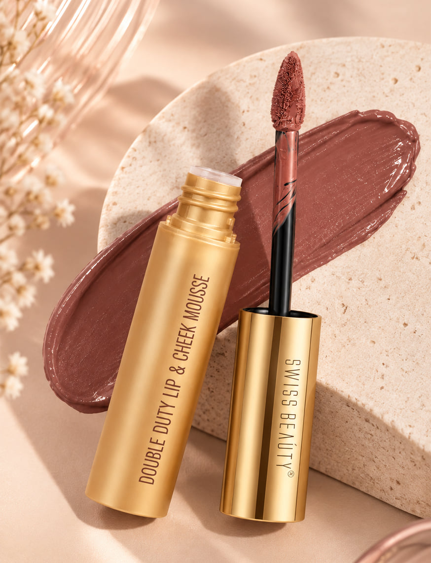Double Duty Lip & Cheek Mousse - Coffee Lite