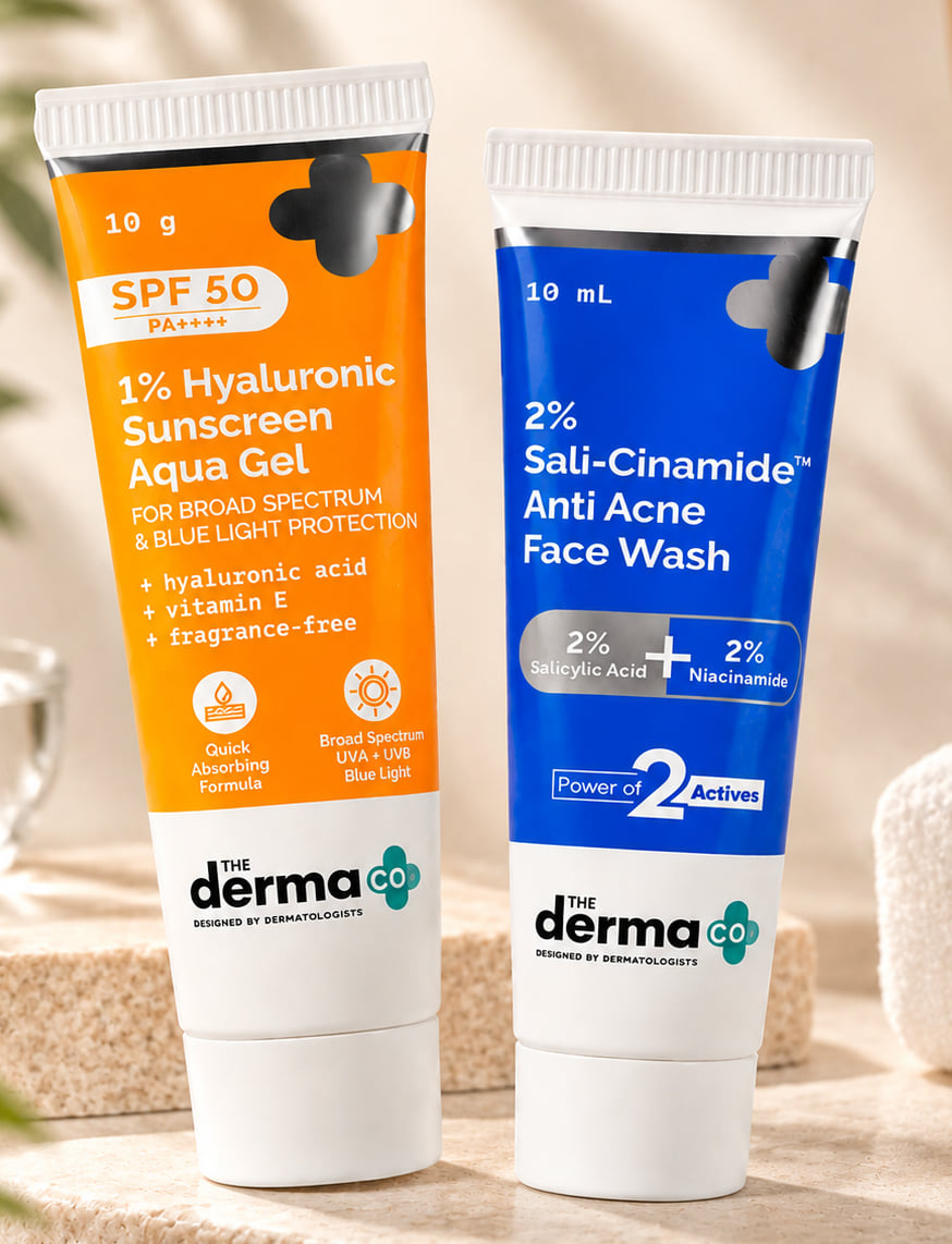 The Derma Co. Clear Skin & Sun Protection Duo