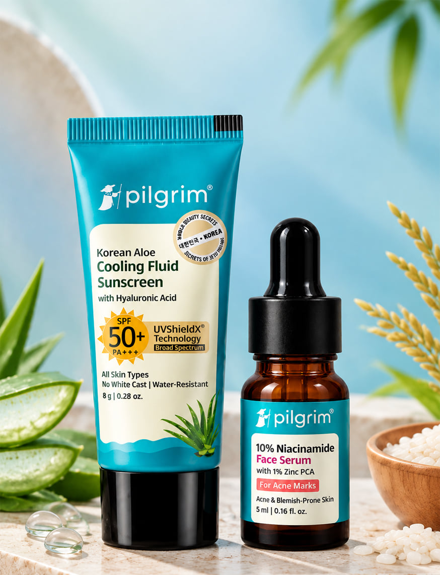 Pilgrim Bright, Even & Protected Skin Duo
