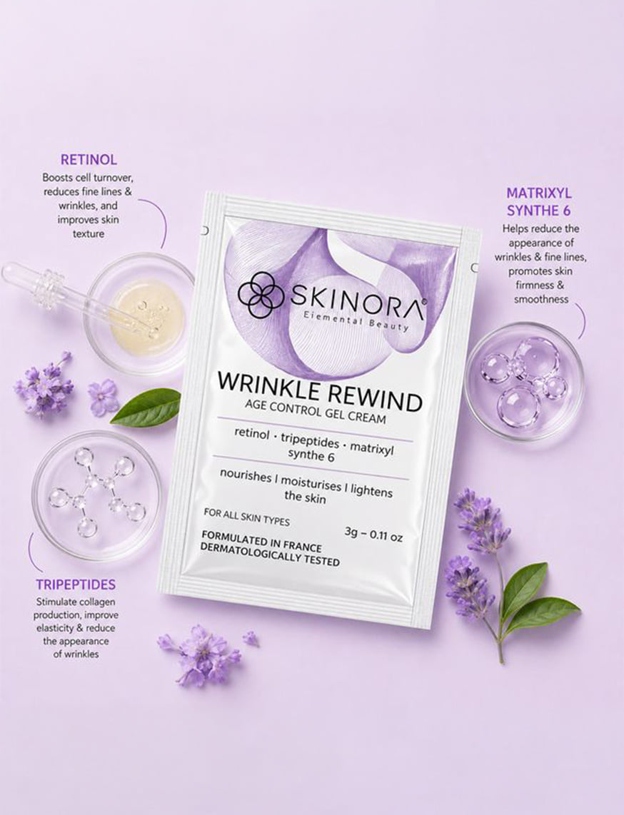 Wrinkle Rewind Youth Reviving Serum & Age Control Gel Cream Trial Pack – thumbnail 4